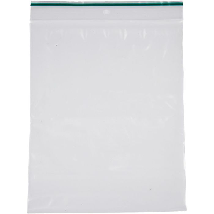 Plastpose med zip lock, str. 6x8 cm, tykkelse 0,05 mm, 100 stk./ 1 pk.