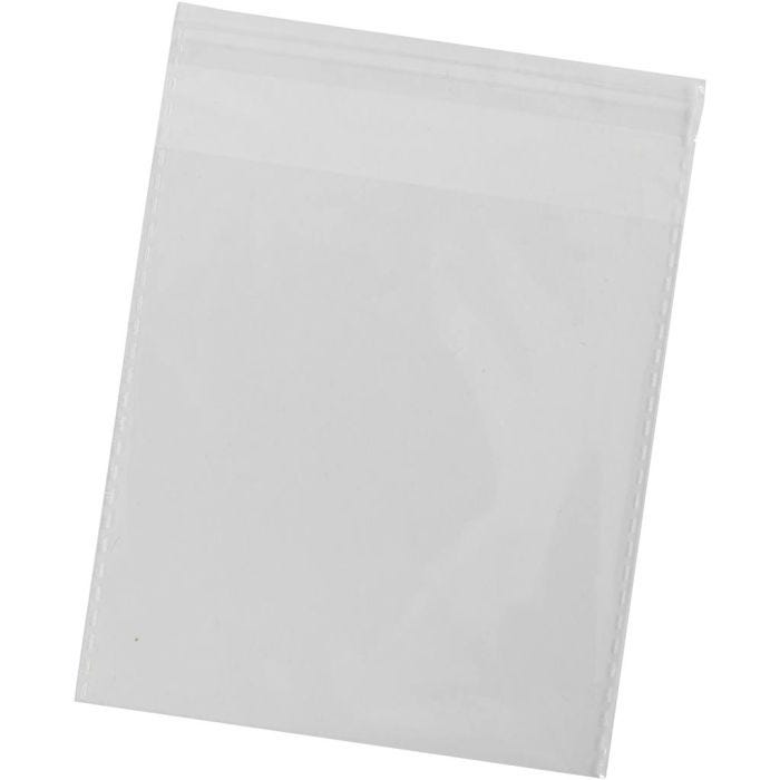 Cellofanposer, H: 11,3 cm, B: 11 cm, tykkelse 25 my, 200 stk./ 1 pk.