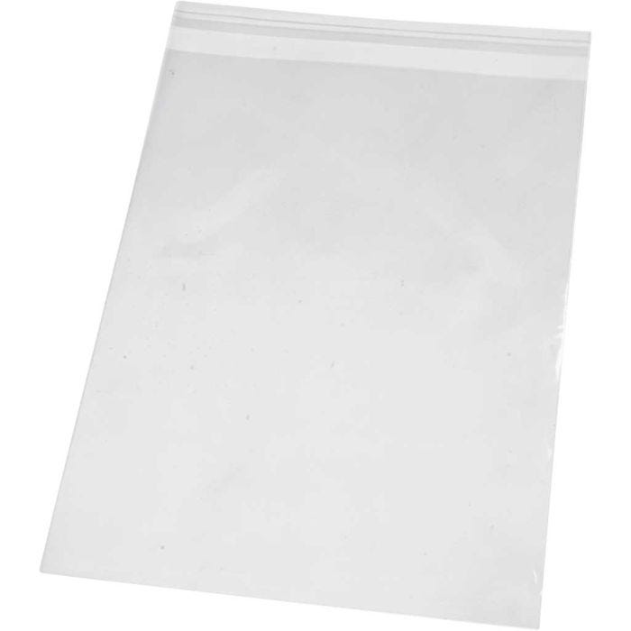 Cellofanposer, H: 25,3 cm, B: 18 cm, tykkelse 25 my, 20 stk./ 1 pk.