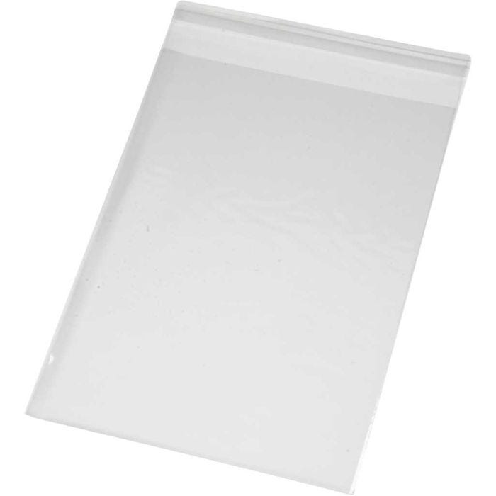 Cellofanposer, H: 17,3 cm, B: 12,3 cm, tykkelse 25 my, 200 stk./ 1 pk.