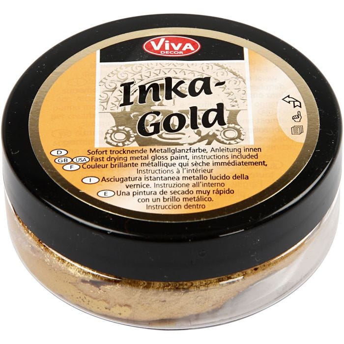 Inka Gold, gull, 50ml/ 1 boks