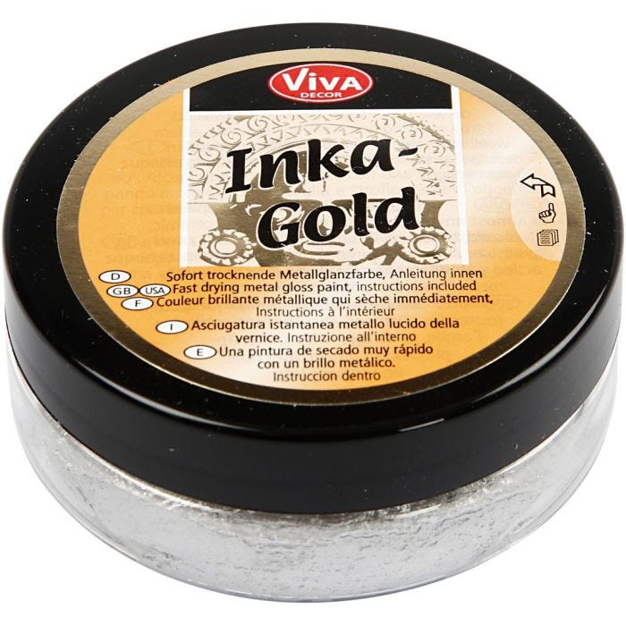 Inka Gold, sølv, 50 ml/ 1 boks