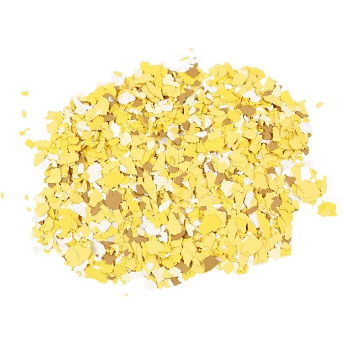 Terrazzo Flak, gul, 90 g/ 1 boks