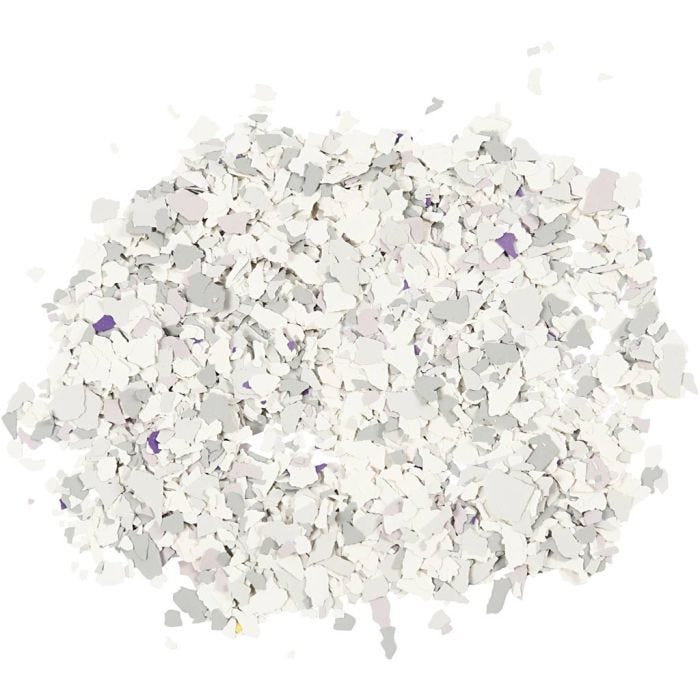 Terrazzo Flak, lys grå, 90 g/ 1 boks