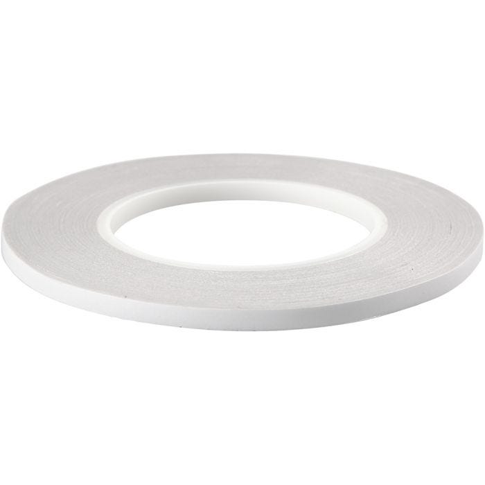 Dobbeltsidig Selvklebende Tape, B: 6 mm, 6x50 m/ 1 pk.