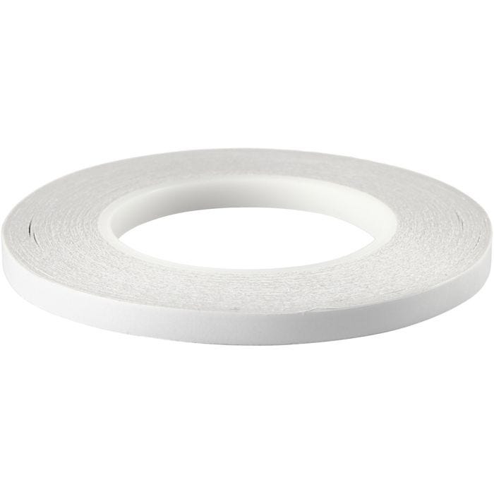 Dobbeltsidig Selvklebende Tape, B: 9 mm, 6x50 m/ 1 pk.