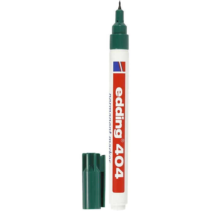 Edding 404 Marker, strek 0,75 mm, grønn, 1 stk.