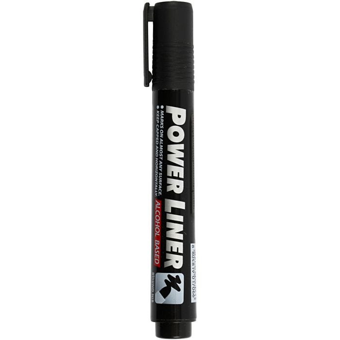 Power Liner, strek 1,5-3 mm, svart, 1 stk.