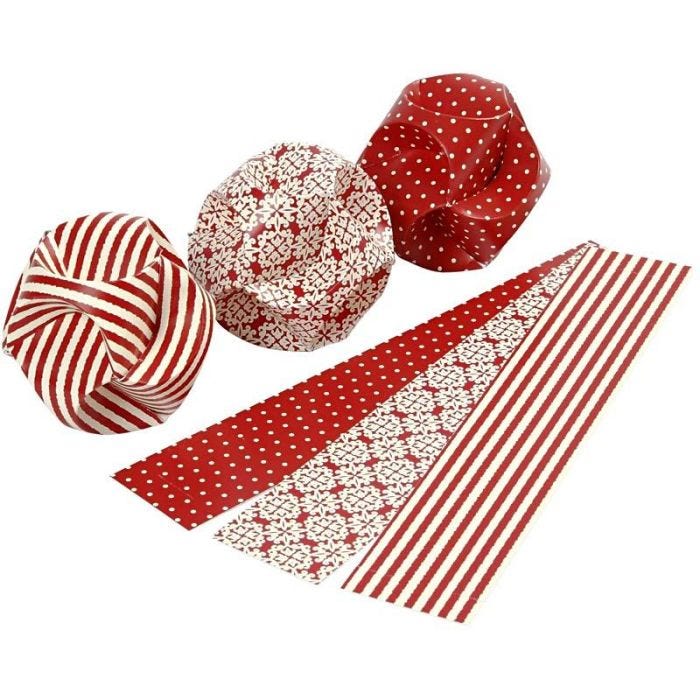 Click ornamenter, dia. 5 cm, str. 3,5x8,8 cm, 9 sett/ 1 pk.