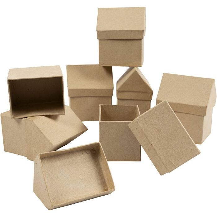 Hus, H: 10,5 cm, str. 6x8,5 cm, 5x4 stk./ 1 pk.