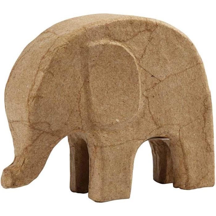 Elefant , H: 14 cm, L: 17 cm, 1 stk.