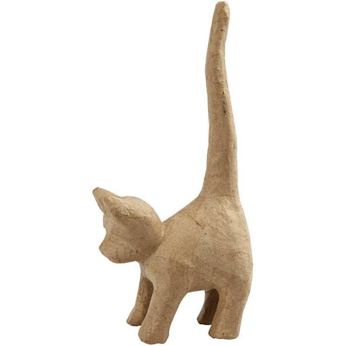 Katt , H: 28 cm, L: 12 cm, 1 stk.