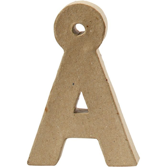 Bokstav, Å, H: 10 cm, tykkelse 2 cm, 1 stk.