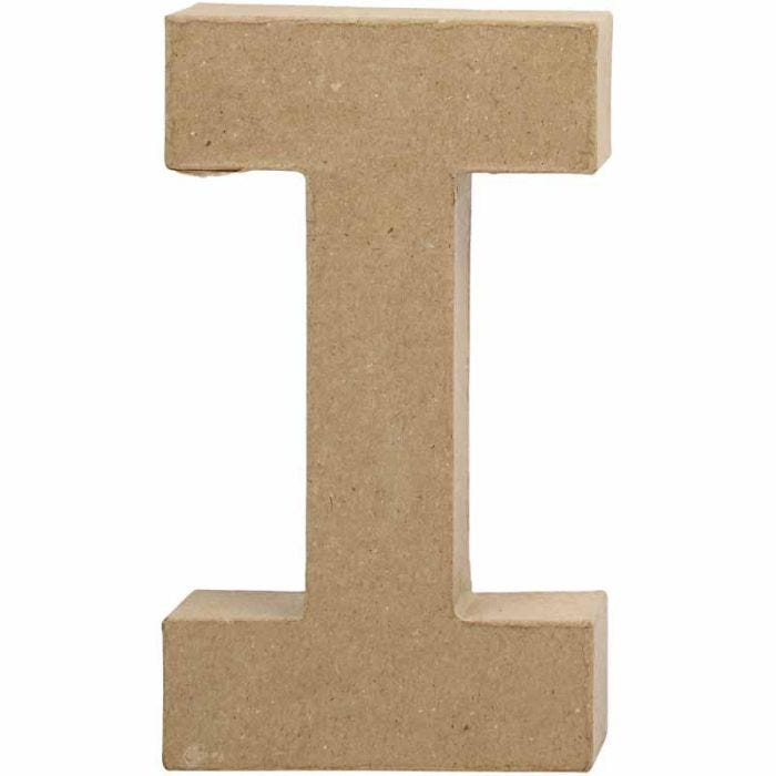 Bokstav, I, H: 19,9 cm, B: 11,2 cm, tykkelse 2,6 cm, 1 stk.