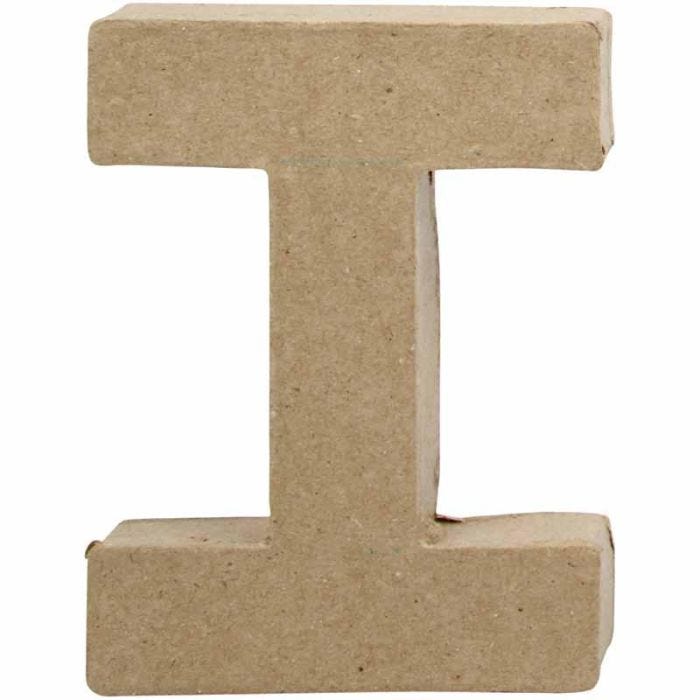 Bokstav, I, H: 10 cm, B: 7,5 cm, tykkelse 1,7 cm, 1 stk.