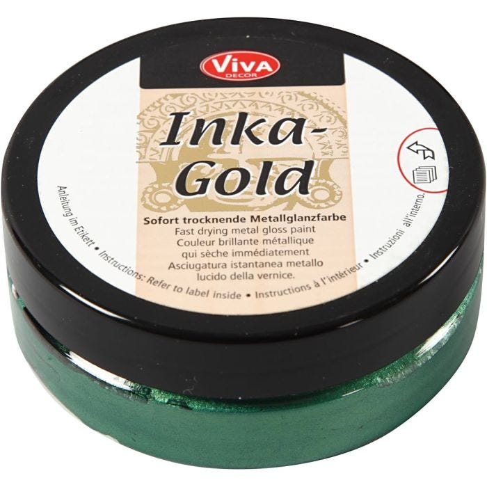 Inka Gold, emerald , 50ml/ 1 boks