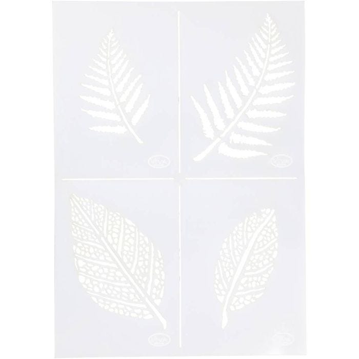 Stensil, blad, A4, ark 210x297 mm, 1 stk.