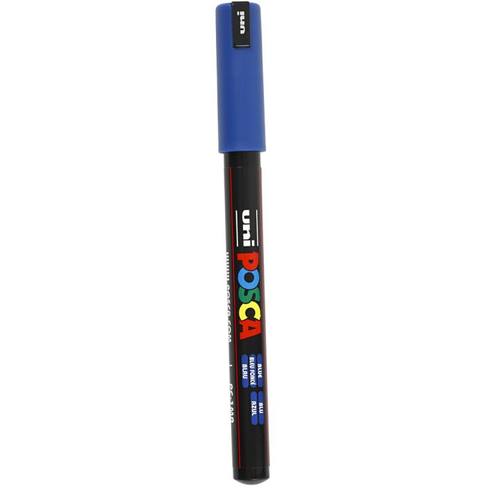 Posca Tusj, nr. PC-1MR, strek 0,7 mm, ekstra fin, blå, 1 stk.