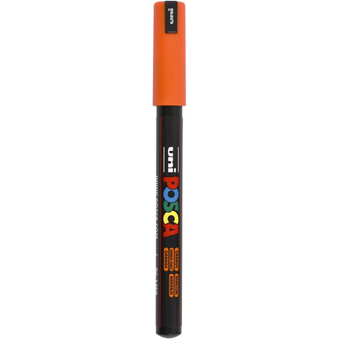 Posca Tusj, nr. PC-1MR, strek 0,7 mm, ekstra fin, orange, 1 stk.