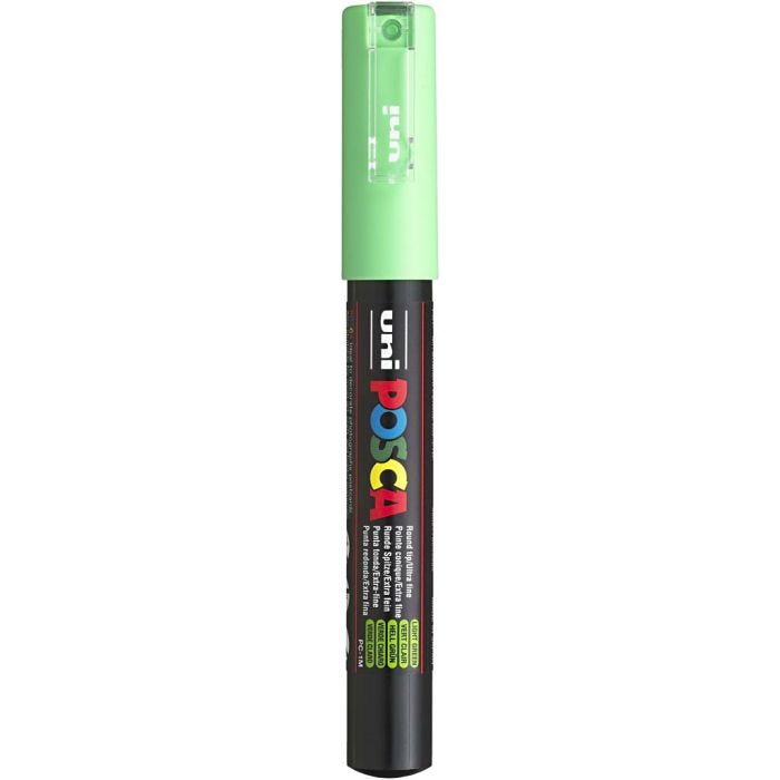 Posca Tusj, nr. PC-1M, strek 0,7 mm, lys grønn, 1 stk.