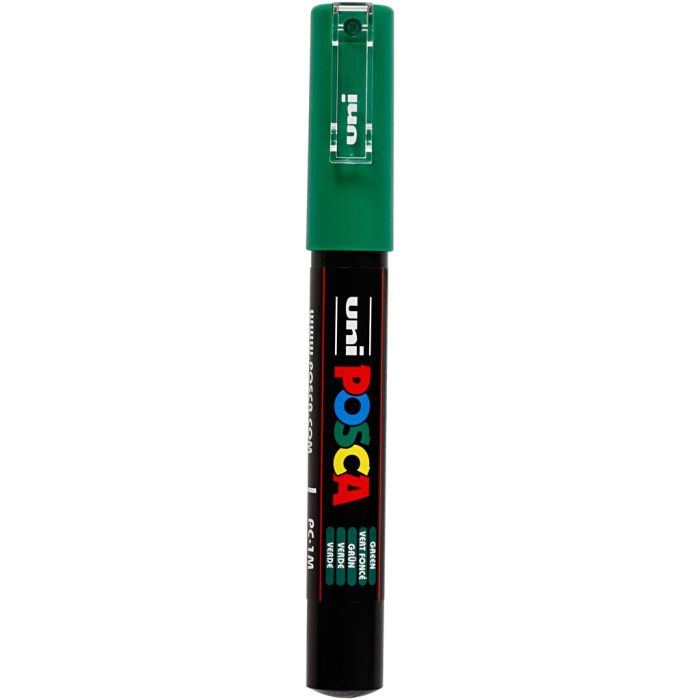 Posca Tusj, nr. PC-1M, strek 0,7 mm, ekstra fin, grønn, 1 stk.