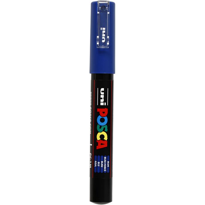 Posca Tusj, nr. PC-1M, strek 0,7 mm, ekstra fin, blå, 1 stk.
