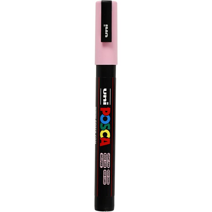 Posca Tusj, nr. PC-3M, strek 0,9-1,3 mm, fine, lys pink, 1 stk.