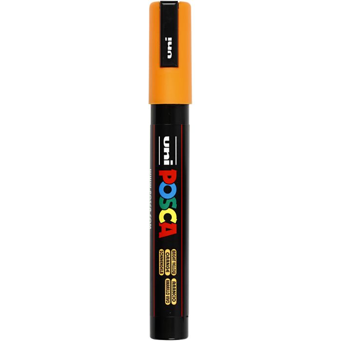 Posca Tusj, nr. PC-5M, strek 2,5 mm, medium, orange, 1 stk.