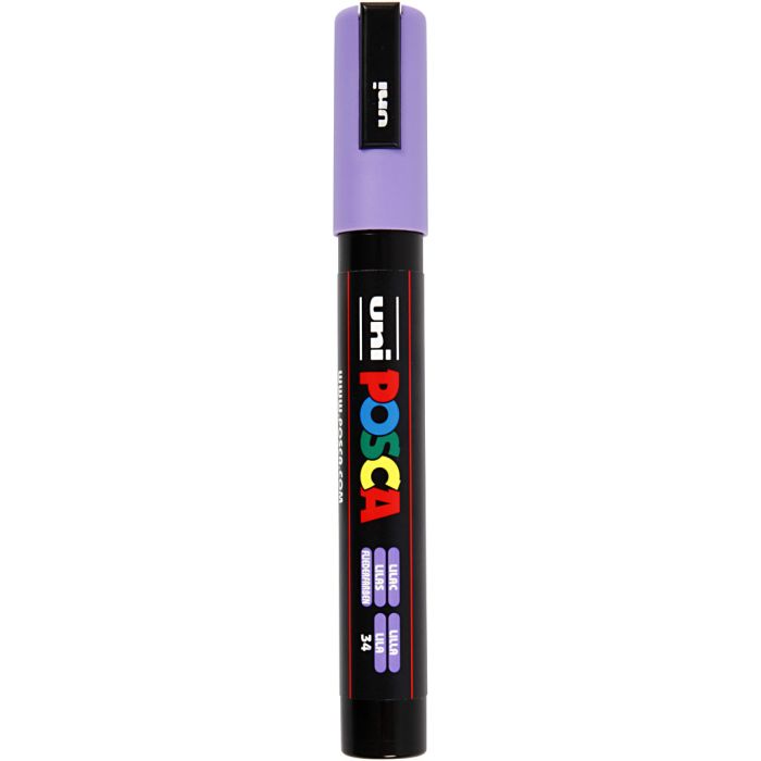 Posca Tusj, nr. PC-5M, strek 2,5 mm, medium, syren, 1 stk.