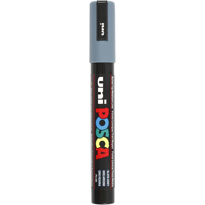 Posca Tusj, nr. PC-5M, strek 2,5 mm, medium, slate grey, 1 stk.