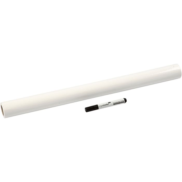 Magic Whiteboard folie, L: 80 cm, B: 60 cm, hvit, 25 ark/ 1 rl.