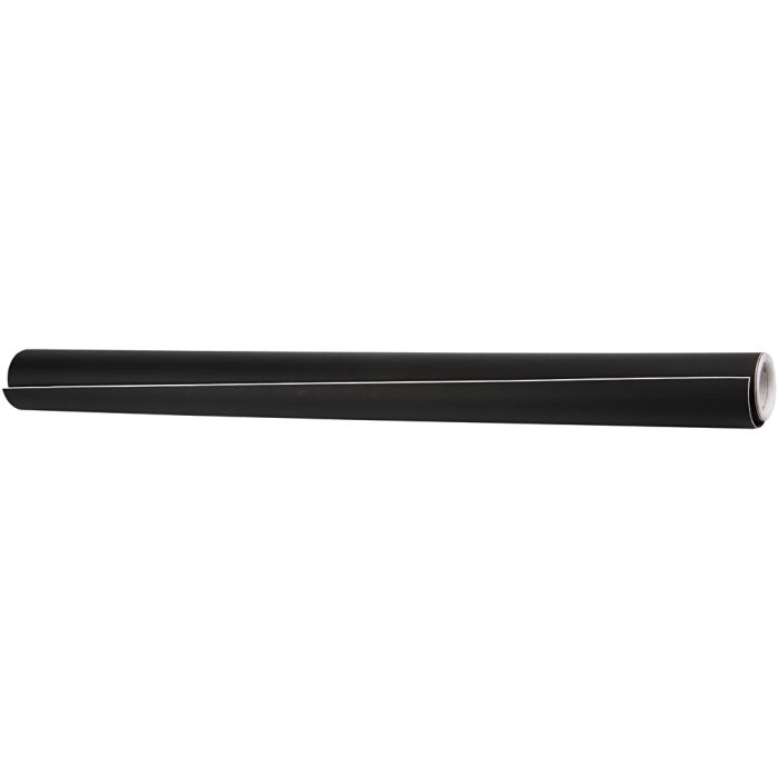 Tavlefolie til tavle, B: 45 cm, svart, 2 m/ 1 rl.