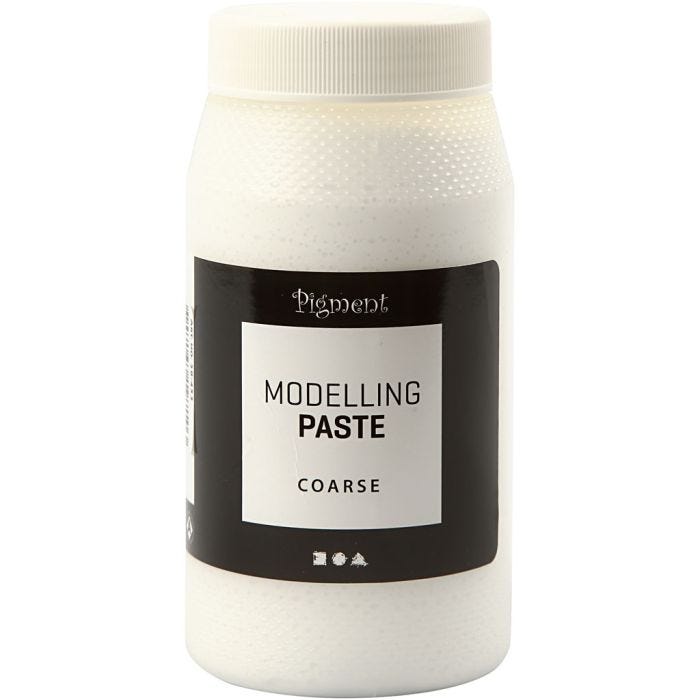 Modelleringspasta, grov, 500 ml/ 1 boks