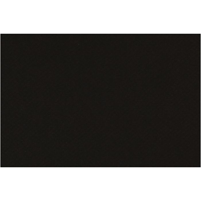 Fransk kartong, A4, ark 210x297 mm, 160 g, svart, 1 ark
