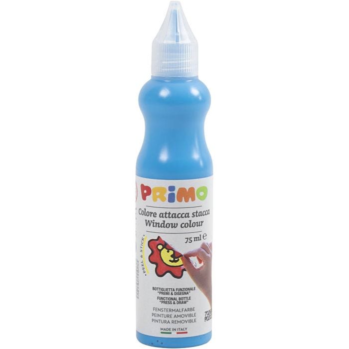 Vindusmaling, blå, 75 ml/ 1 fl.