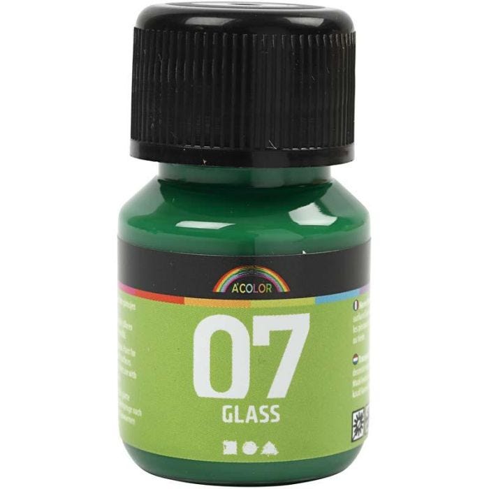 A-Color Glass, brilliant grønn, 30 ml/ 1 fl.
