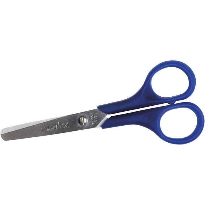 formline barnesakser, L: 12,5 cm, høyre, 72 stk./ 1 pk.