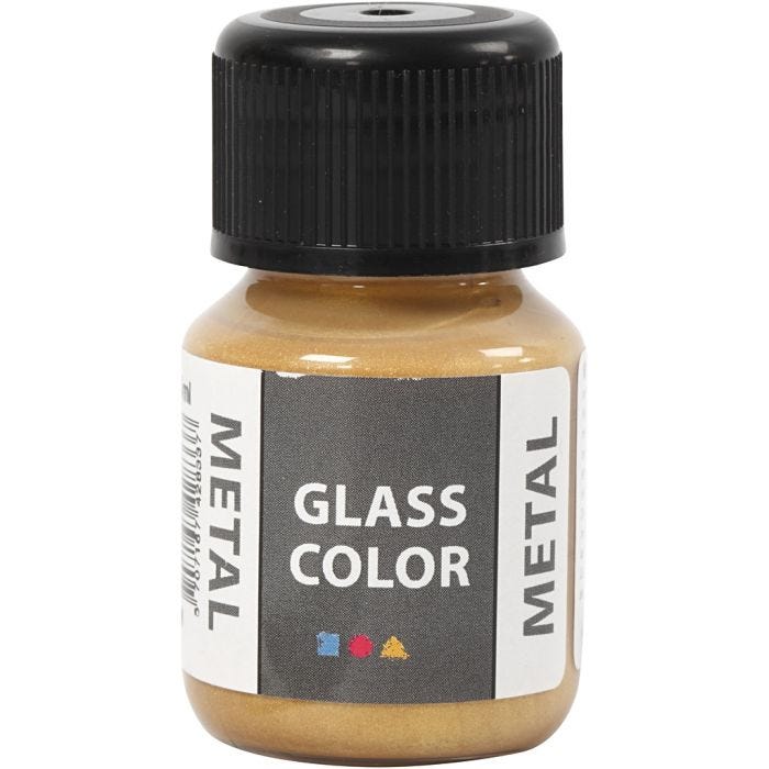 Glass Color Metal, gull, 30 ml/ 1 fl.
