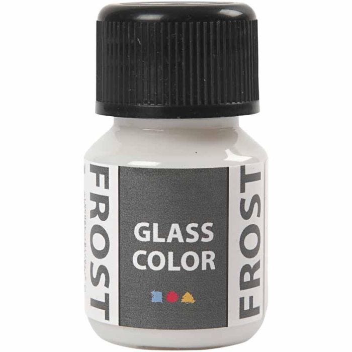 Glass Color Frost, hvit, 30 ml/ 1 fl.