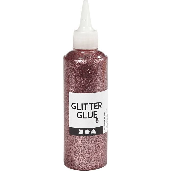 Glitterlim, rosa, 118 ml/ 1 fl.