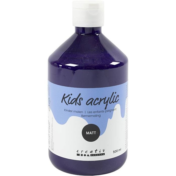 Akrylmaling Matt, violet, 500 ml/ 1 fl.