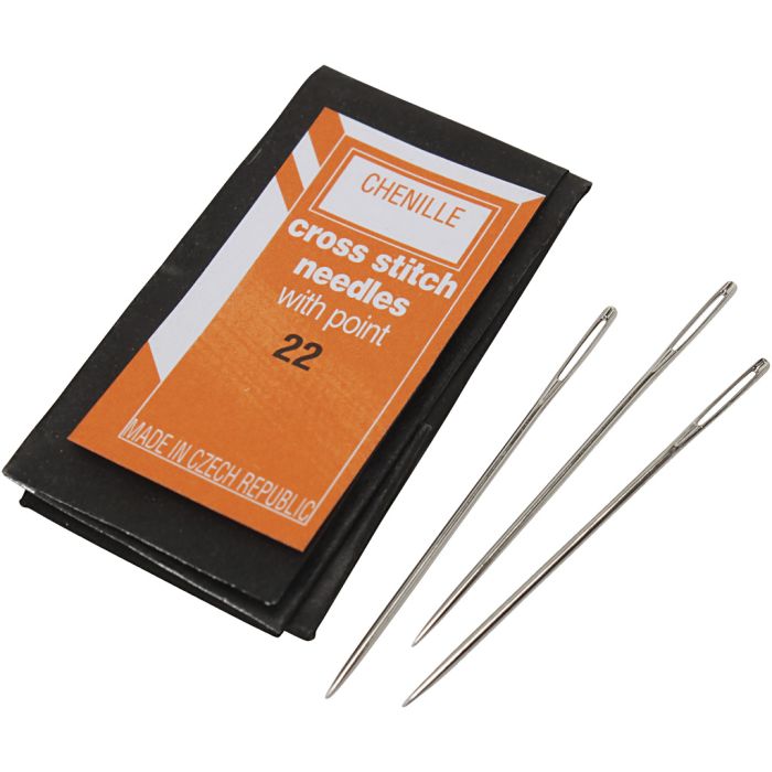 Strameinåler med spiss, nr. 22, 25 stk./ 1 pk.