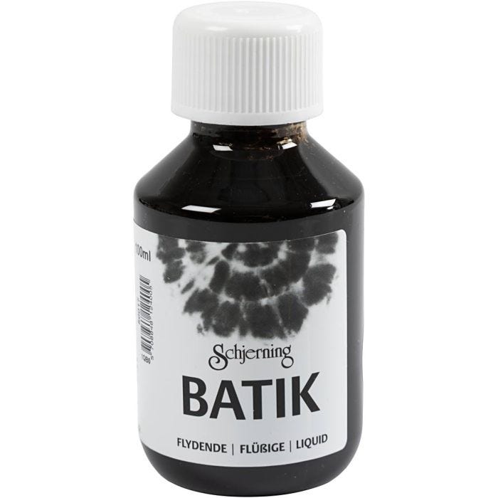 Batikkfarge, svart, 100 ml/ 1 fl.