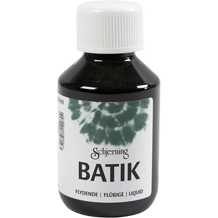 Batikkfarge, grønn, 100 ml/ 1 fl.