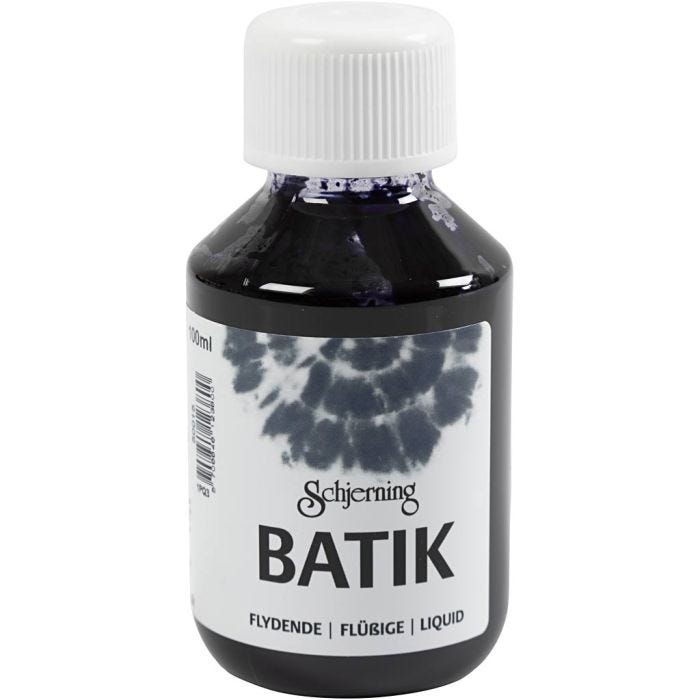 Batikkfarge, marineblå, 100 ml/ 1 fl.