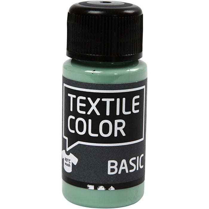 Tekstilfarge, sjøgrønn, 50 ml/ 1 fl.