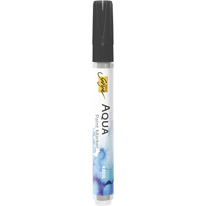 SOLO GOYA Aqua Paint Marker , svart, 1 stk.