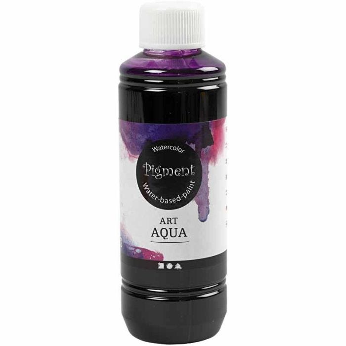 Flytende Akvarellmaling, rødviolet, 250 ml/ 1 fl.