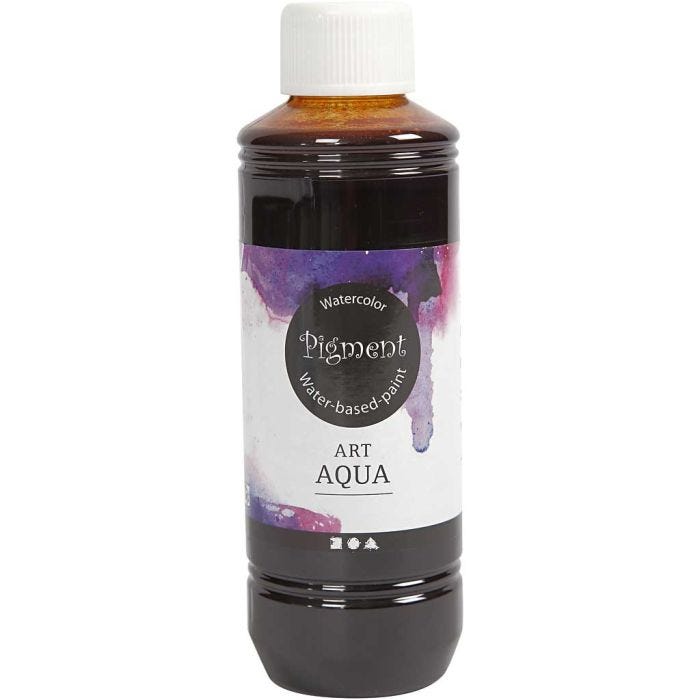Flytende Akvarellmaling, varm gul, 250 ml/ 1 fl.