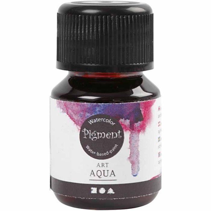 Flytende Akvarellmaling, rød, 30 ml/ 1 fl.